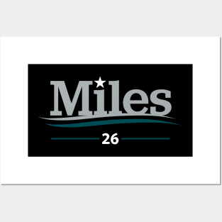 Miles Campaign - Black Posters and Art